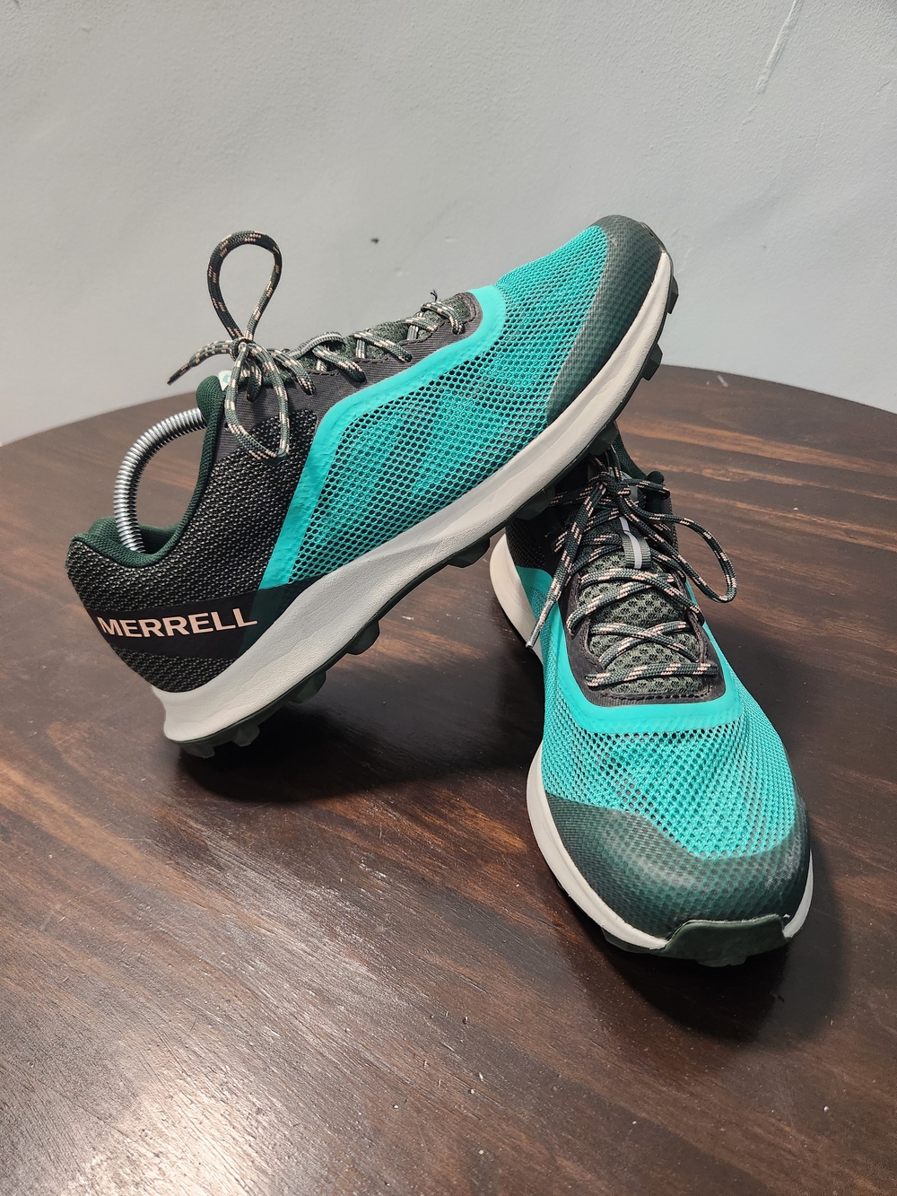 Merrell MTL Skyfire Trail Running Shoes Green Peacock Black Women's Size 11